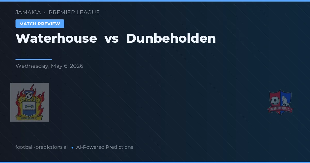 Waterhouse vs Dunbeholden — prognóstico e prévia do jogo