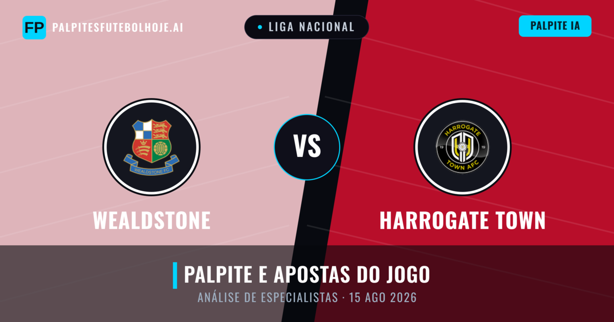Wealdstone vs Harrogate Town — prognóstico e prévia do jogo