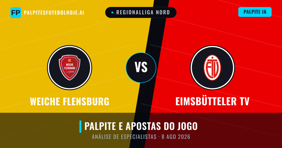Weiche Flensburg vs Eimsbütteler TV — prognóstico e prévia do jogo