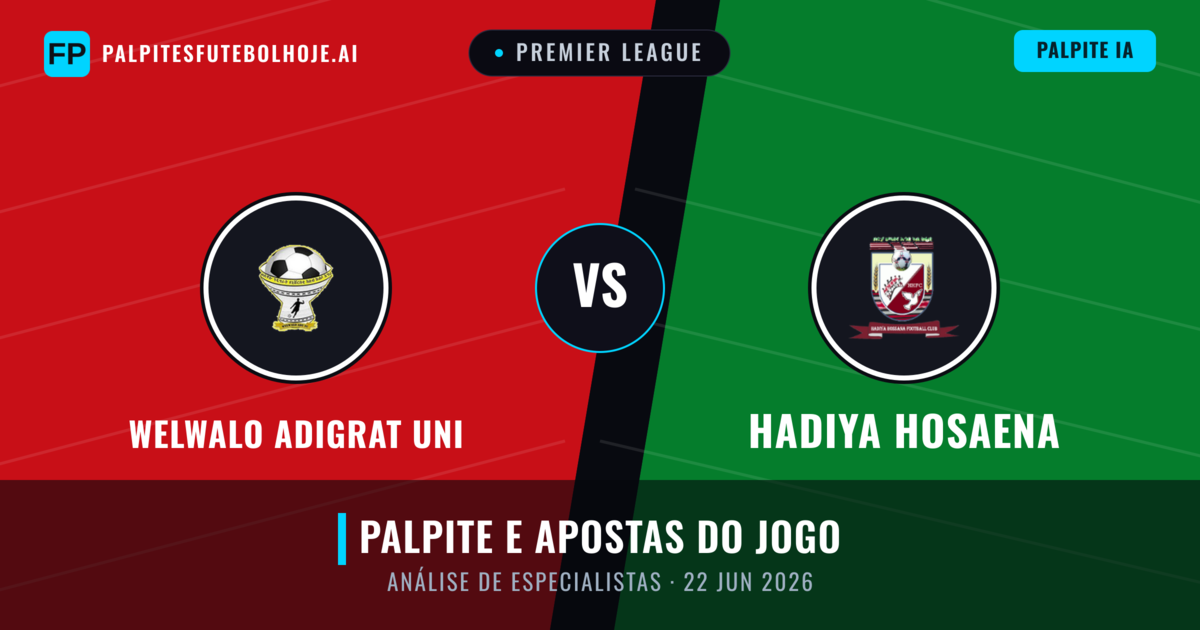 Welwalo Adigrat Uni vs Hadiya Hosaena — prognóstico e prévia do jogo