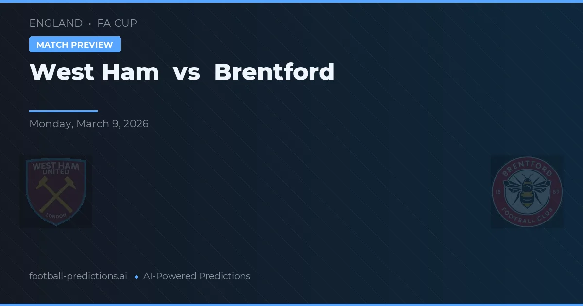 West Ham vs Brentford — prognóstico e prévia do jogo