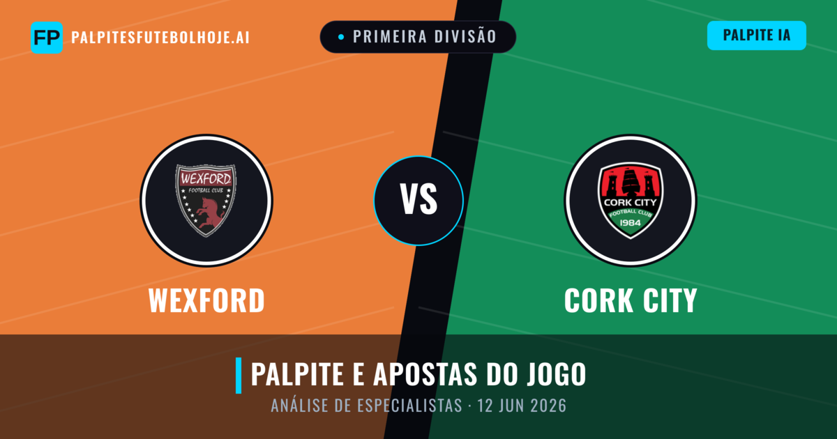 Wexford vs Cork City — prognóstico e prévia do jogo