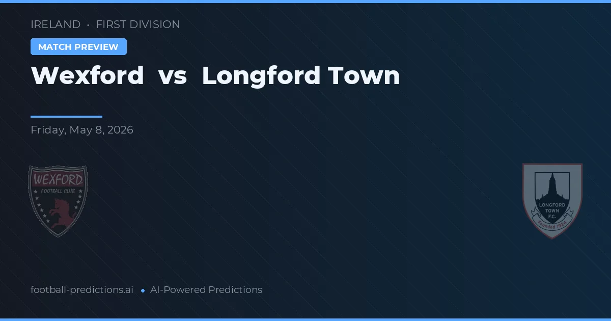 Wexford vs Longford Town — prognóstico e prévia do jogo