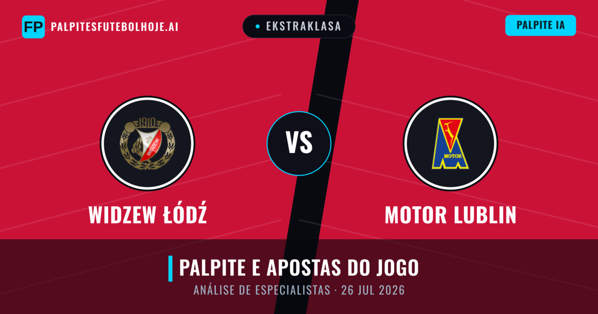 Widzew Łódź vs Motor Lublin — prognóstico e prévia do jogo