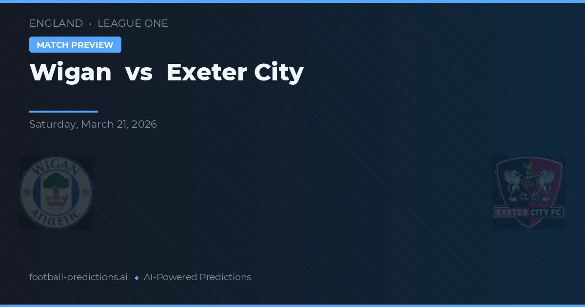 Wigan vs Exeter City — prognóstico e prévia do jogo