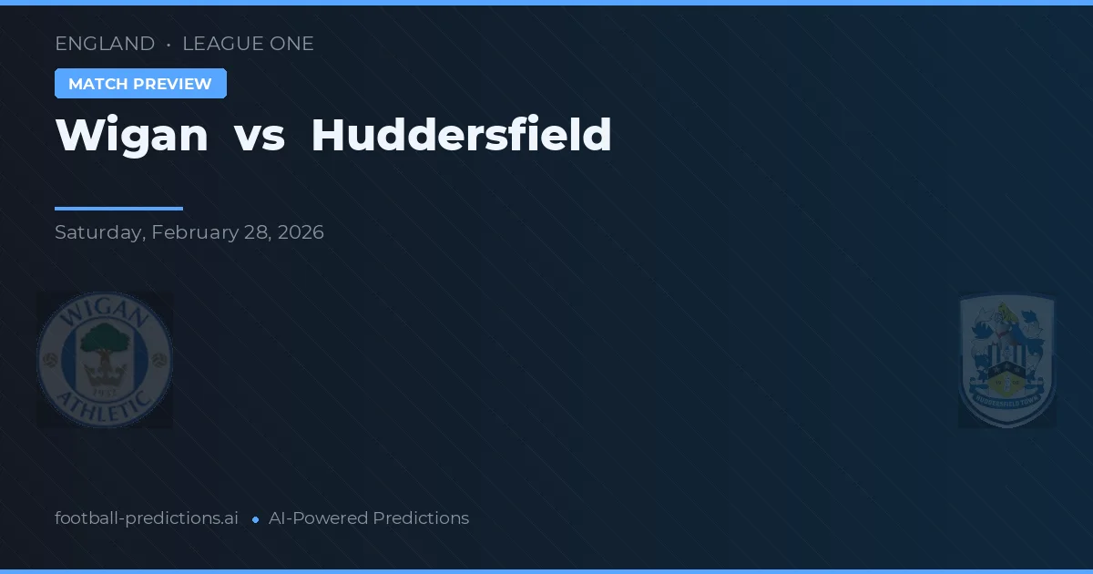 Wigan vs Huddersfield — prognóstico e prévia do jogo
