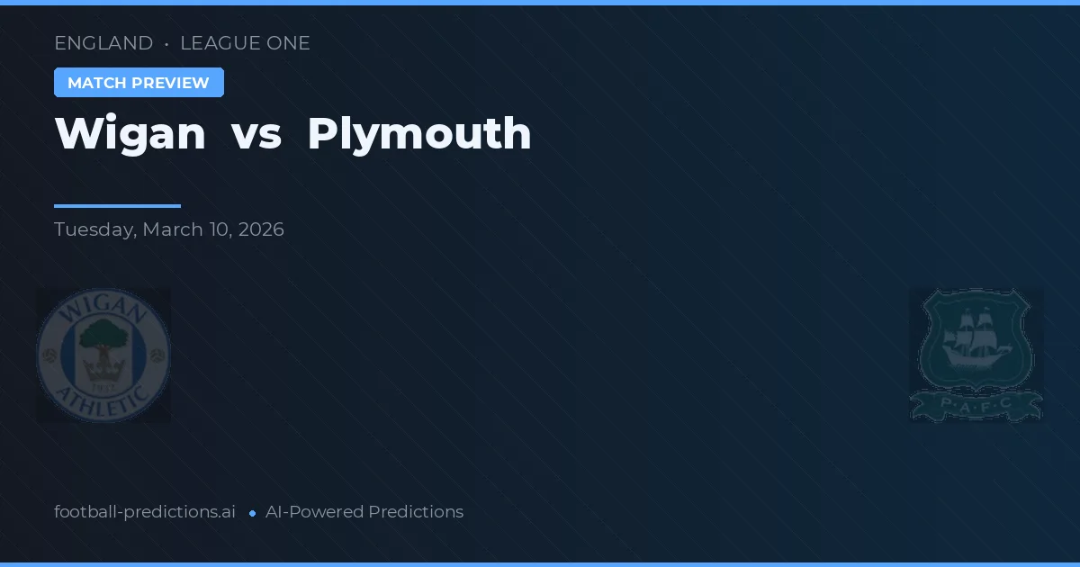Wigan vs Plymouth — prognóstico e prévia do jogo