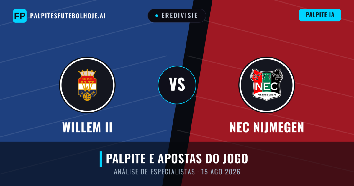 Willem II vs NEC Nijmegen — prognóstico e prévia do jogo