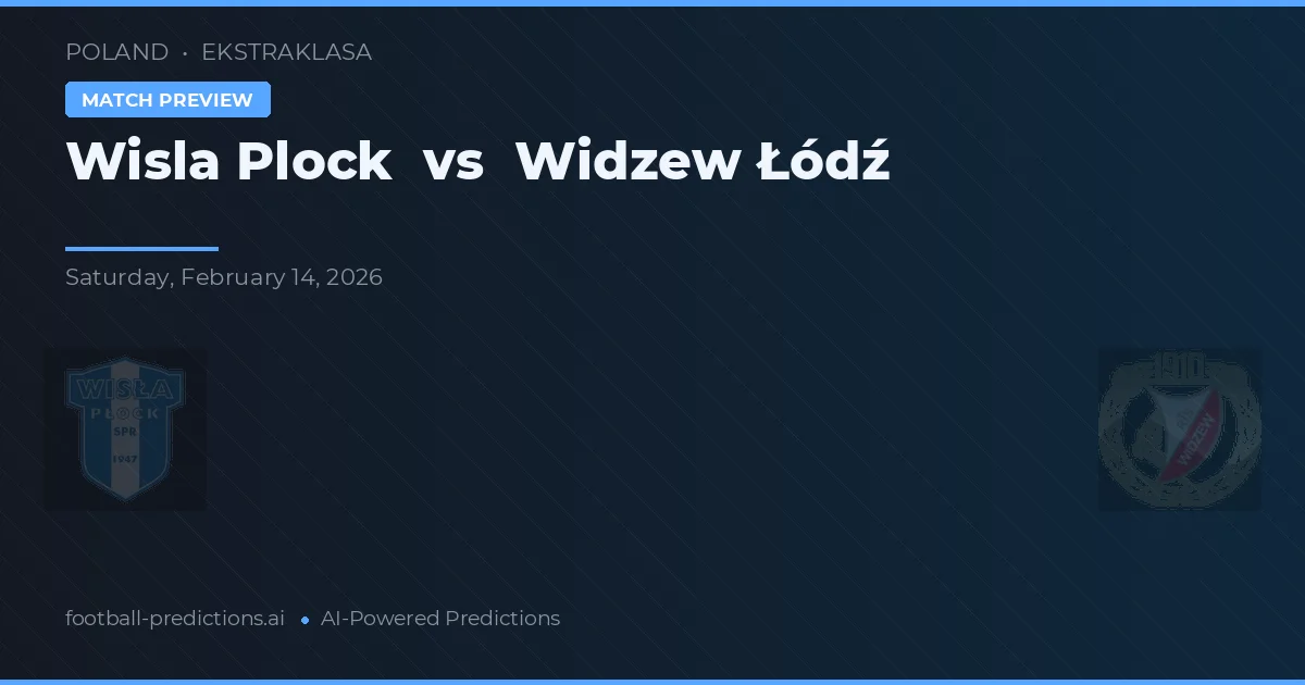 Wisła Płock vs Widzew Łódź — prognóstico e prévia do jogo