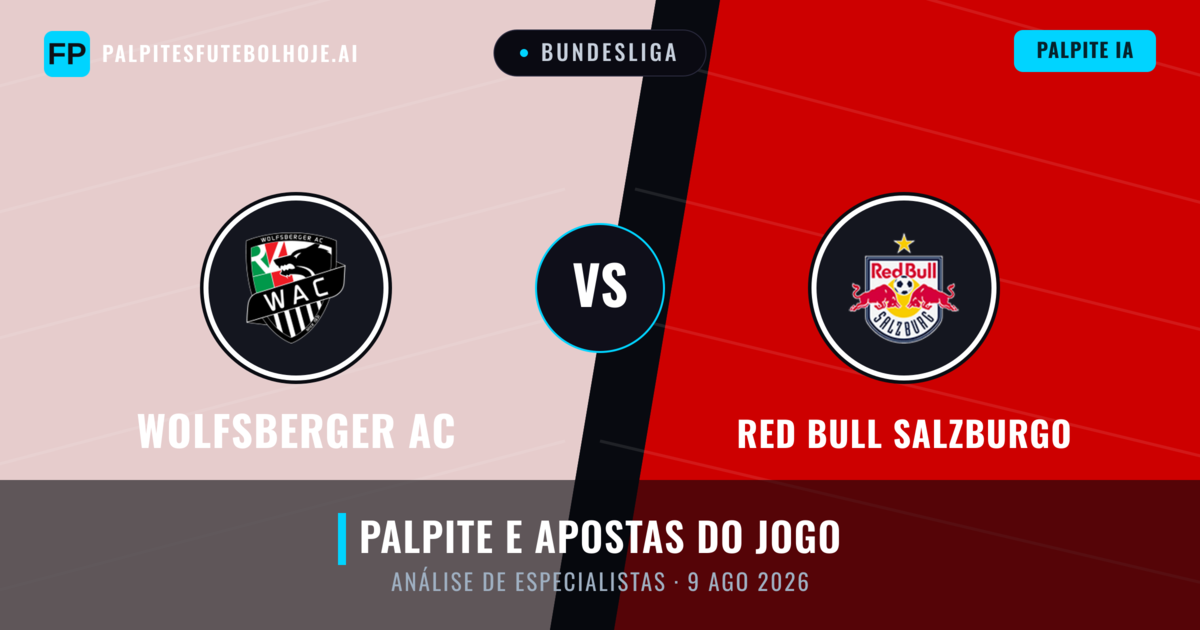 Wolfsberger AC vs Red Bull Salzburgo — prognóstico e prévia do jogo