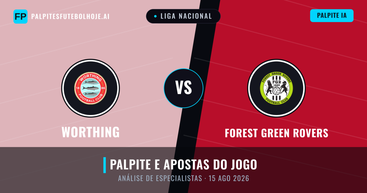 Worthing vs Forest Green Rovers — prognóstico e prévia do jogo