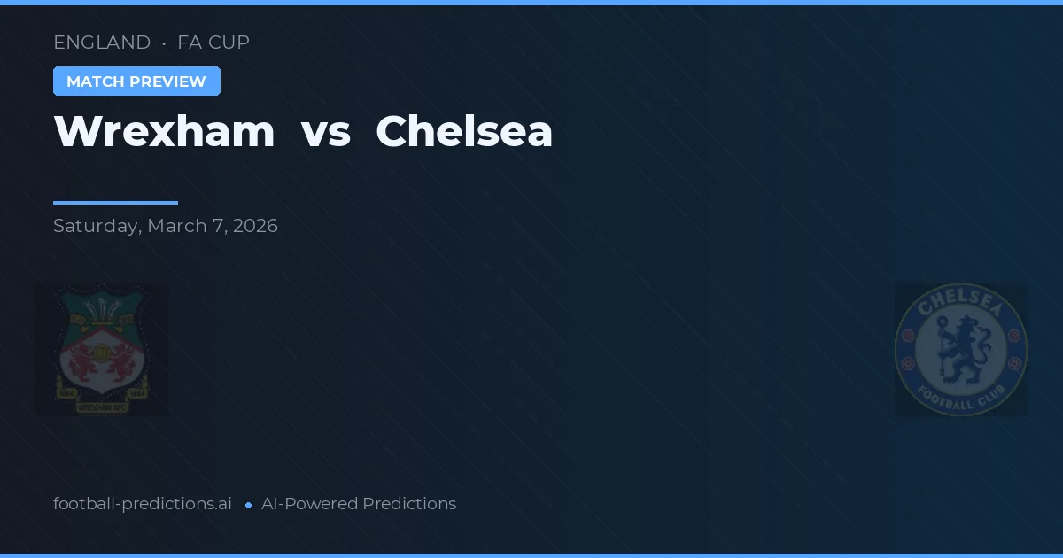 Wrexham vs Chelsea — prognóstico e prévia do jogo