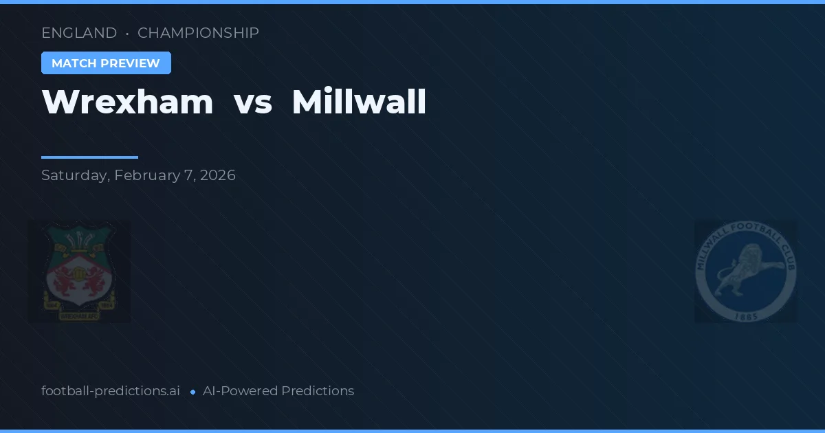 Wrexham vs Millwall — prognóstico e prévia do jogo