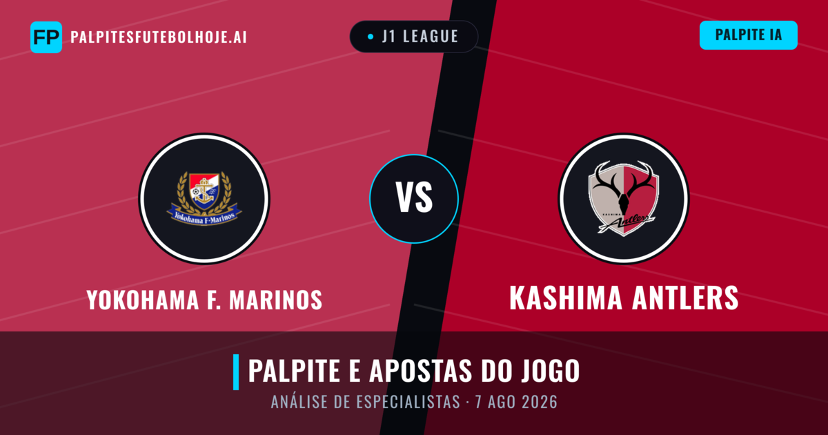 Yokohama F. Marinos vs Kashima Antlers — prognóstico e prévia do jogo