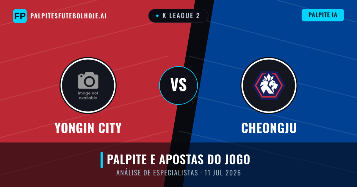 Yongin City vs Cheongju — prognóstico e prévia do jogo