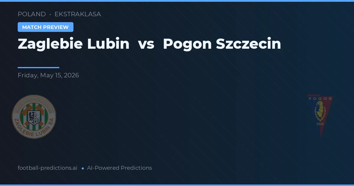 Zagłębie Lubin vs Pogoń Szczecin — prognóstico e prévia do jogo