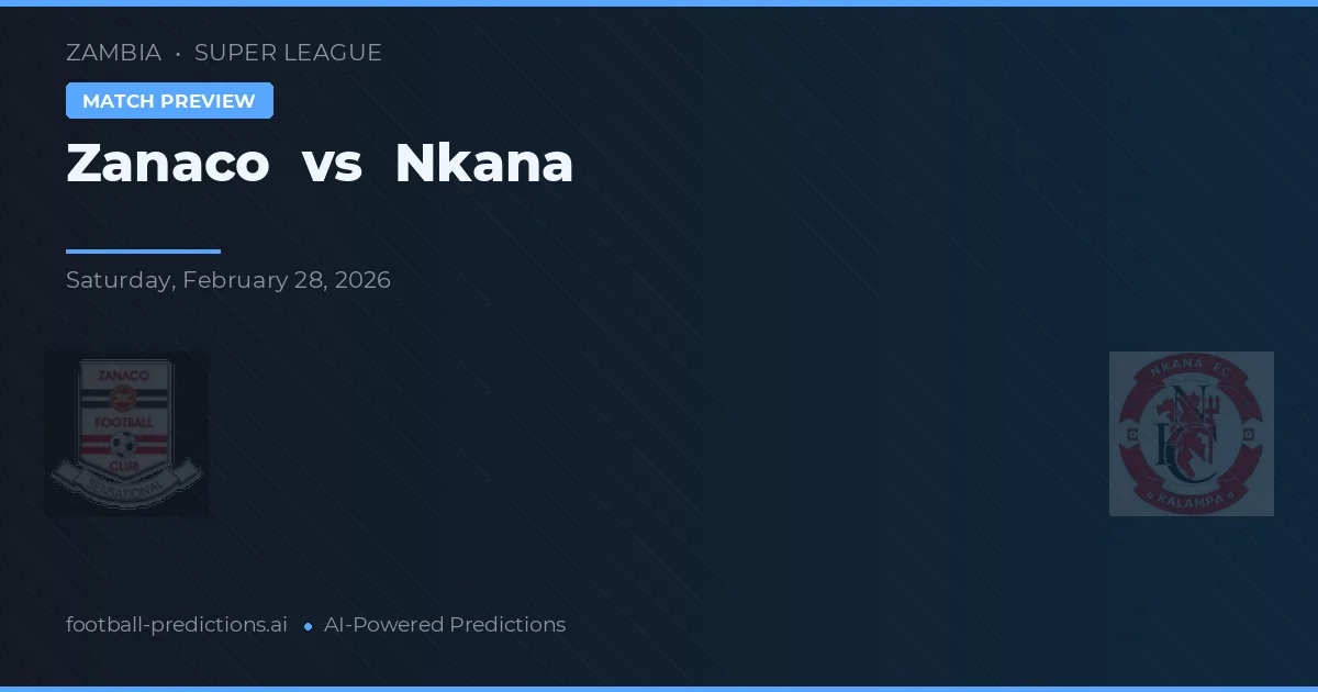 Zanaco vs Nkana — prognóstico e prévia do jogo