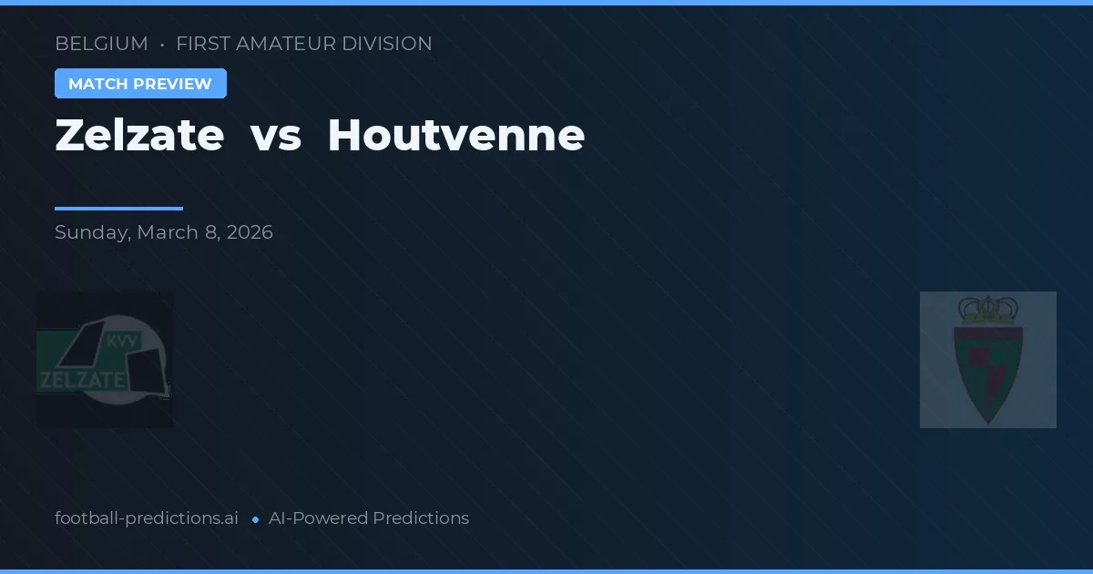 Zelzate vs Houtvenne — prognóstico e prévia do jogo