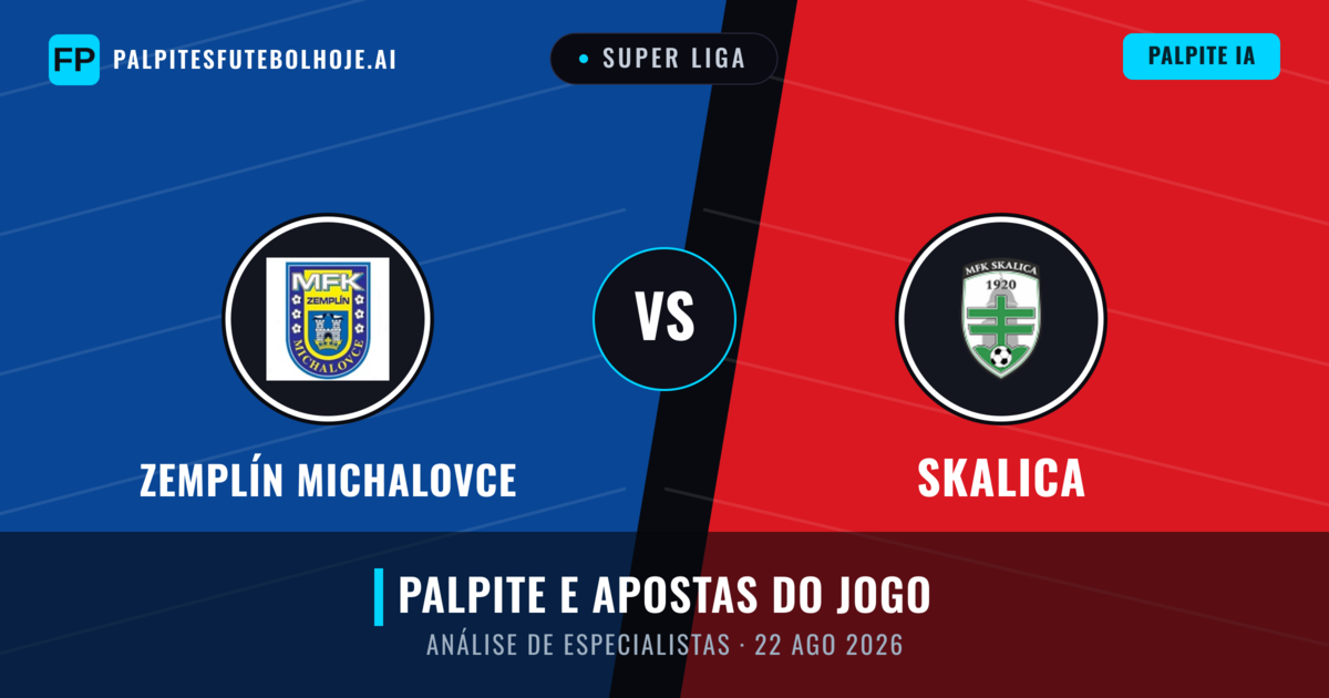 Zemplín Michalovce vs Skalica — prognóstico e prévia do jogo