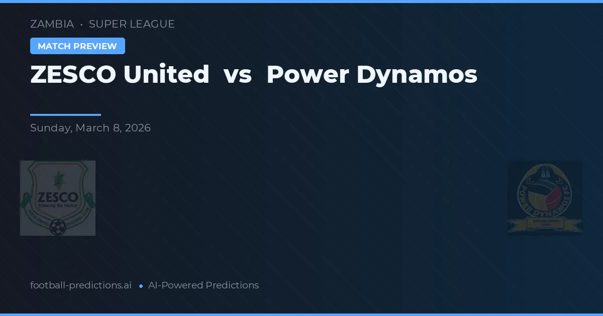 ZESCO United vs Power Dynamos — prognóstico e prévia do jogo