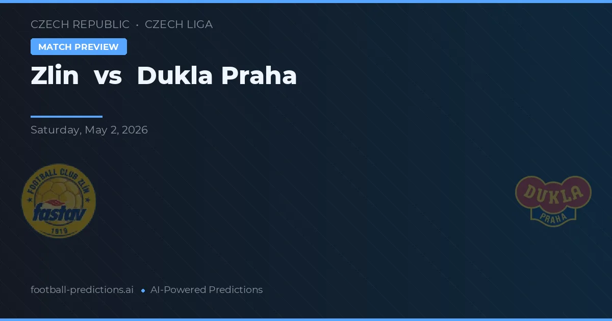 Zlín vs Dukla Praga — prognóstico e prévia do jogo