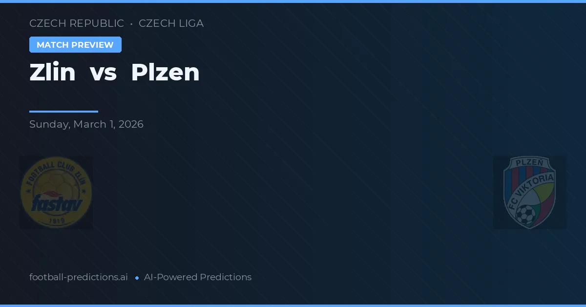 Zlín vs Plzen — prognóstico e prévia do jogo