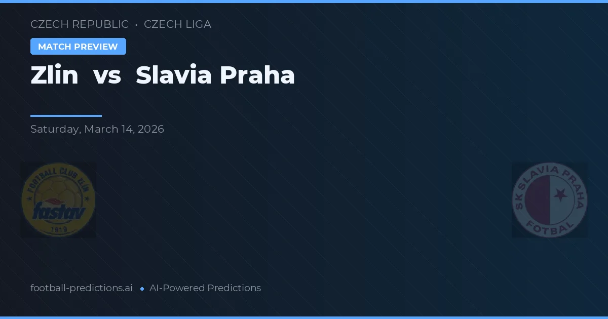 Zlín vs Slavia Praga — prognóstico e prévia do jogo