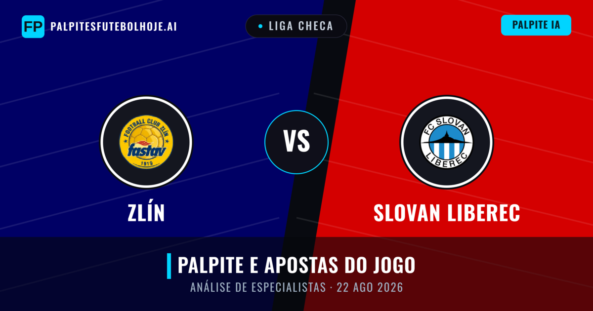 Zlín vs Slovan Liberec — prognóstico e prévia do jogo