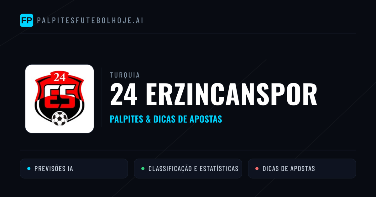 24 Erzincanspor Palpites & Estatísticas
