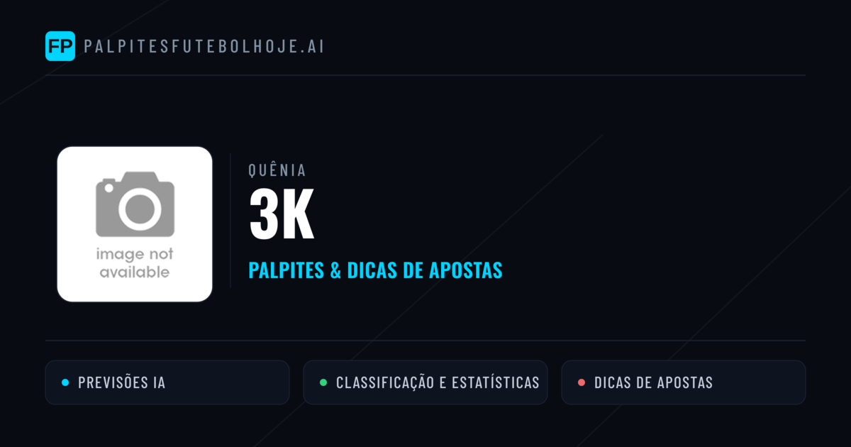 3K Palpites & Estatísticas