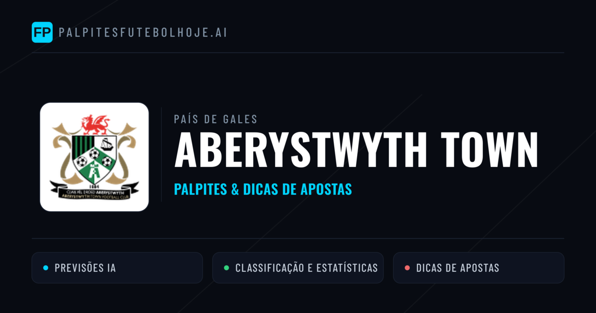 Aberystwyth Town Palpites & Estatísticas