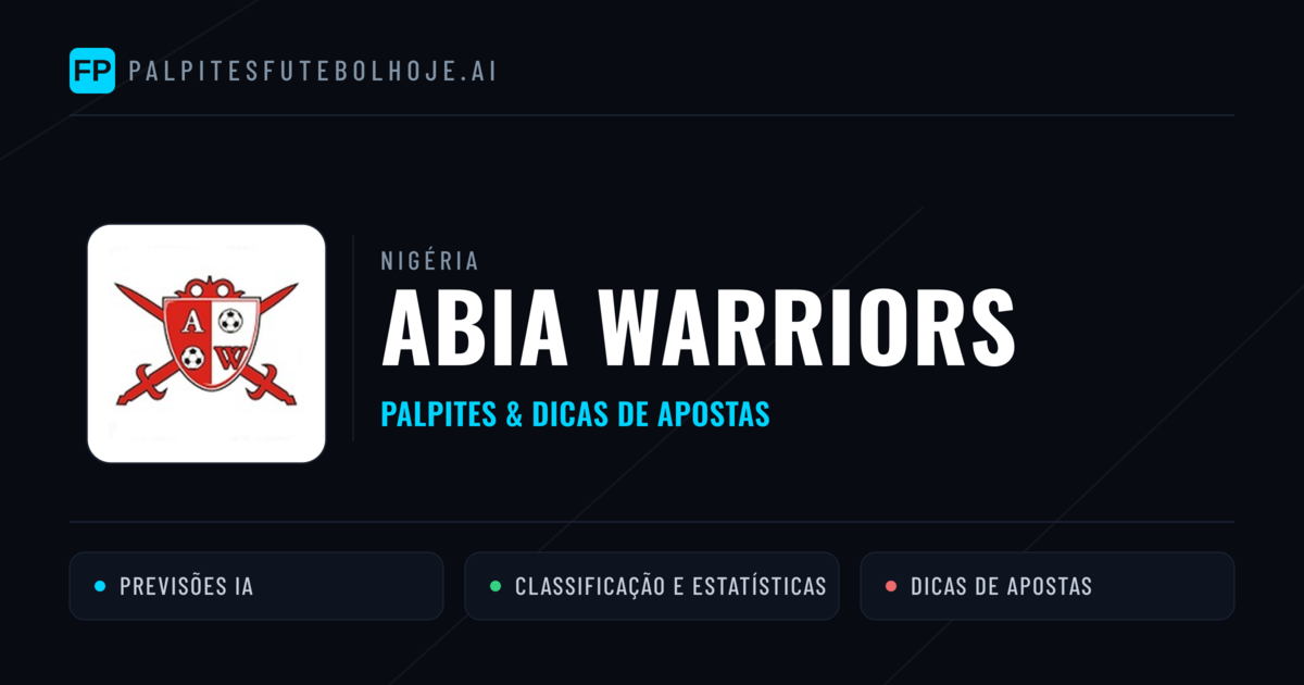 Abia Warriors Palpites & Estatísticas