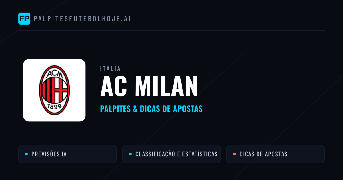 AC Milan Palpites & Estatísticas