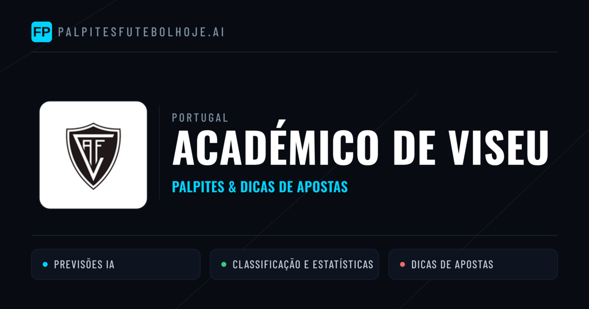 Académico de Viseu Palpites & Estatísticas