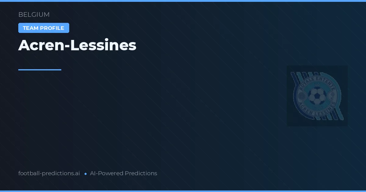 Acren-Lessines Palpites & Estatísticas