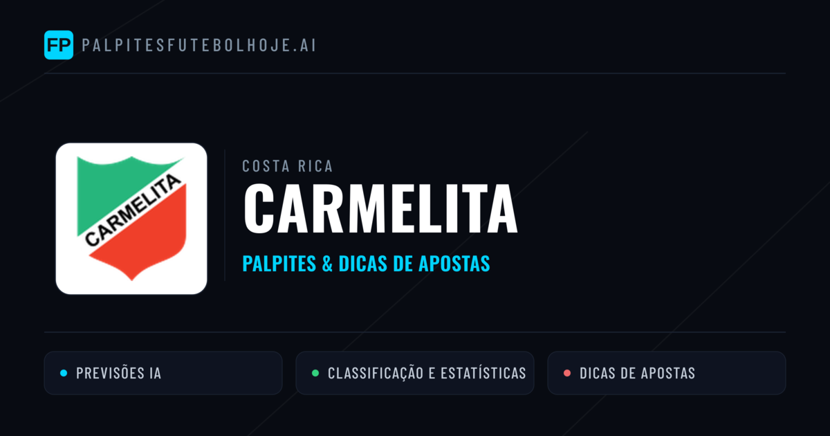 Carmelita Palpites & Estatísticas