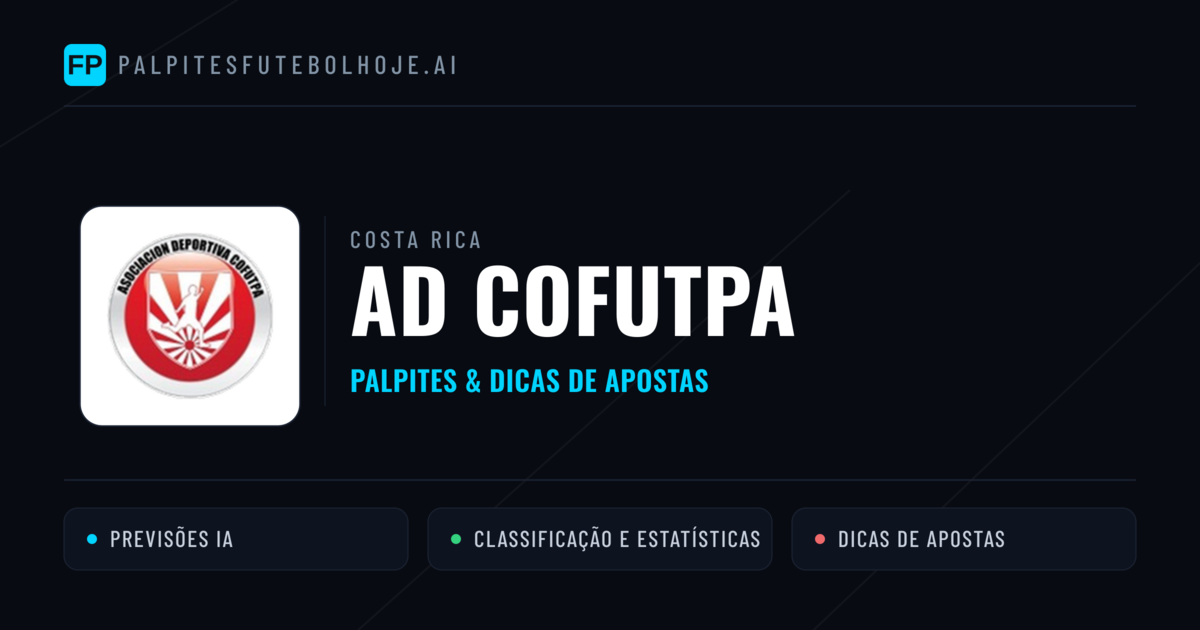 AD Cofutpa Palpites & Estatísticas