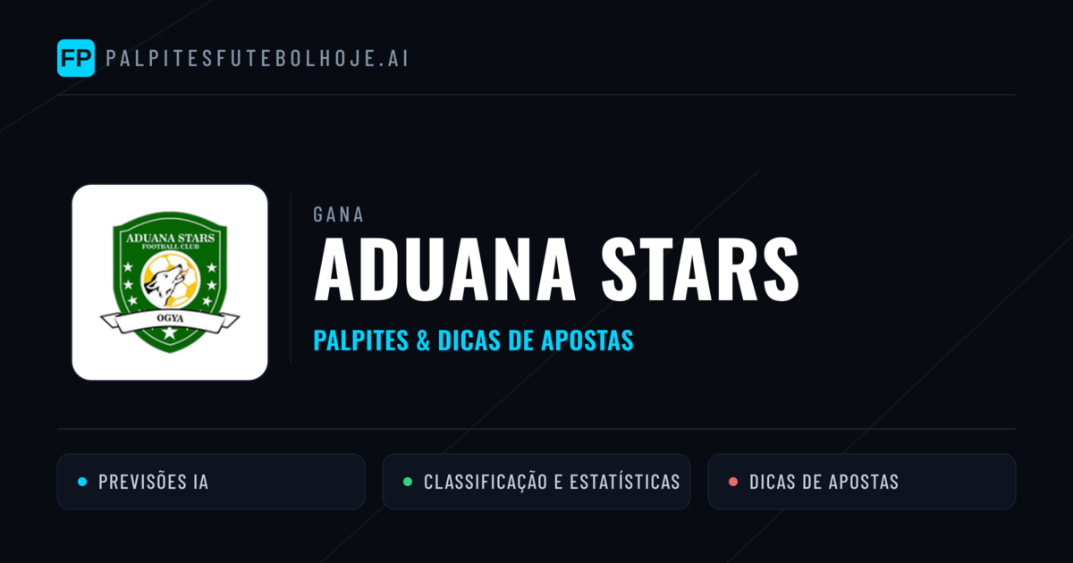 Aduana Stars Palpites & Estatísticas