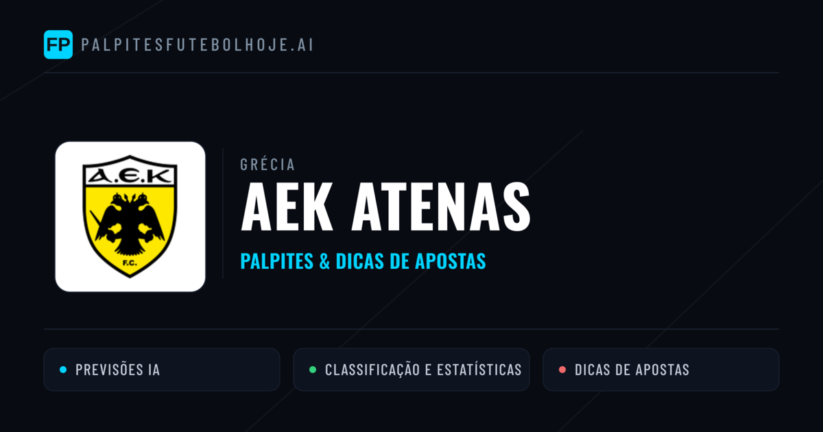 AEK Atenas Palpites & Estatísticas