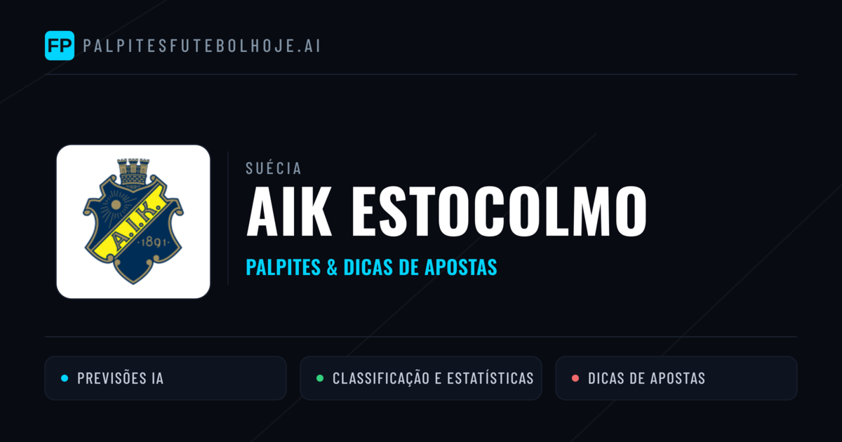 AIK Estocolmo Palpites & Estatísticas