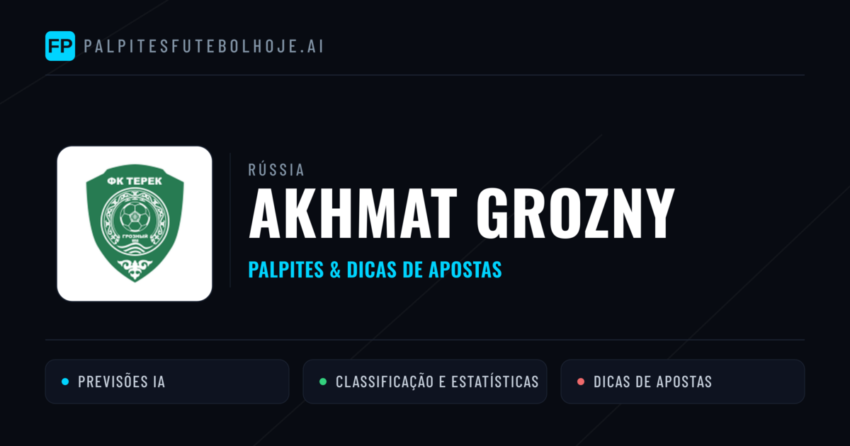 Akhmat Grozny Palpites & Estatísticas