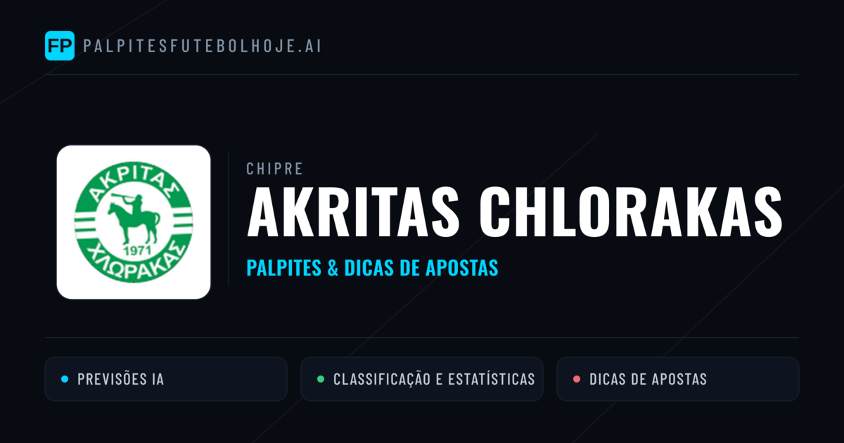Akritas Chlorakas Palpites & Estatísticas