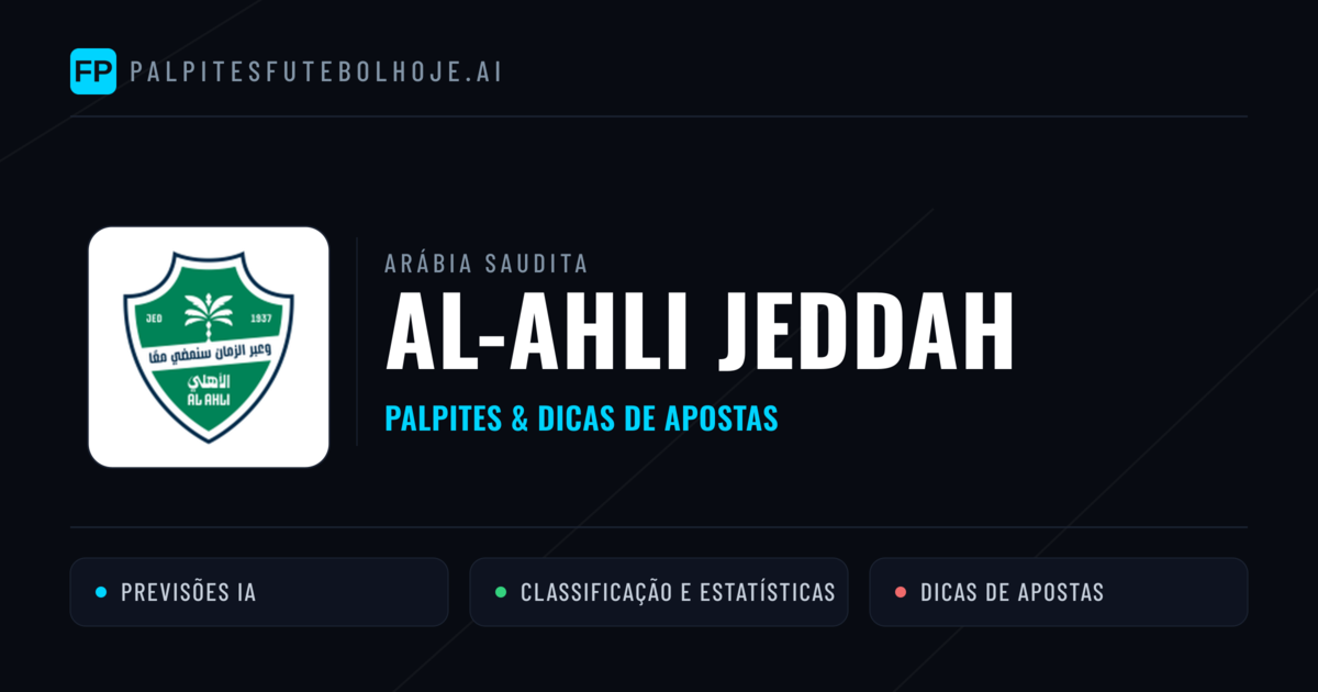 Al-Ahli Jeddah Palpites & Estatísticas