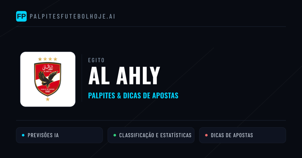 Al Ahly Palpites & Estatísticas