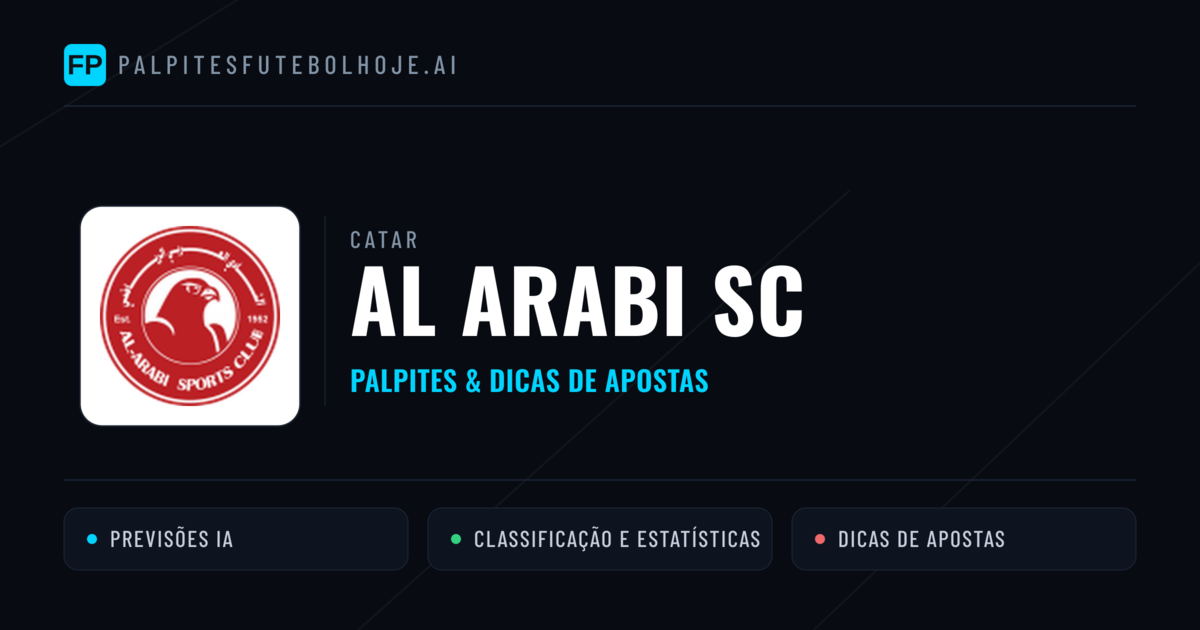 Al Arabi SC Palpites & Estatísticas