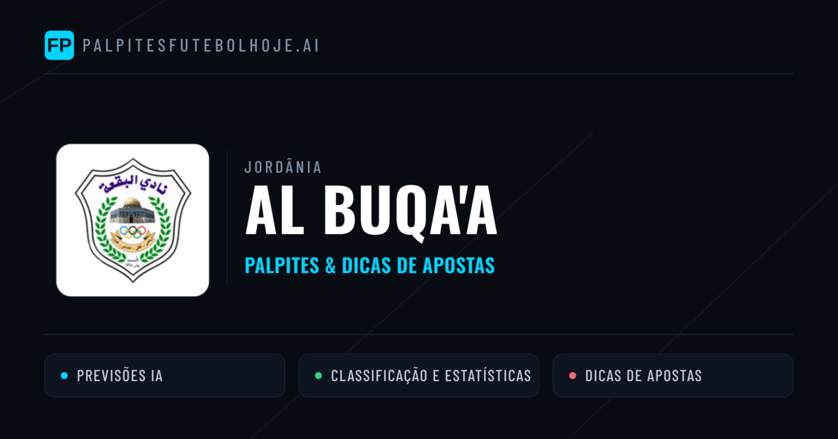 Al Buqa'a Palpites & Estatísticas