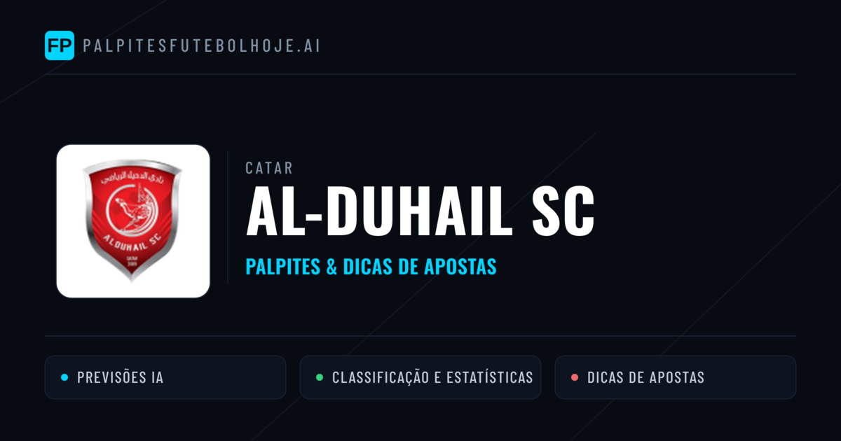 Al-Duhail SC Palpites & Estatísticas