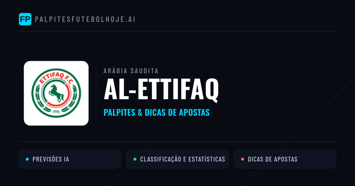 Al-Ettifaq Palpites & Estatísticas