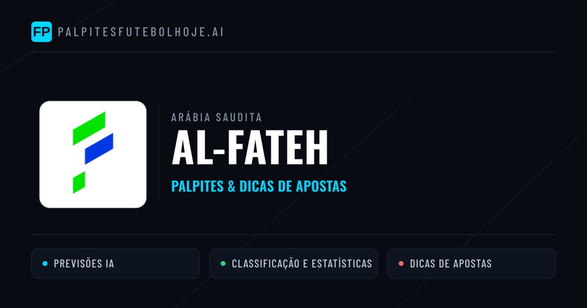 Al-Fateh Palpites & Estatísticas