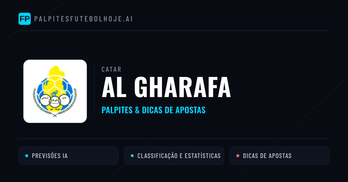 Al Gharafa Palpites & Estatísticas